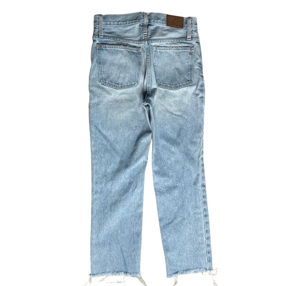 Madewell Classic Jean Straight Leg with Rips - Picture 4 of 10